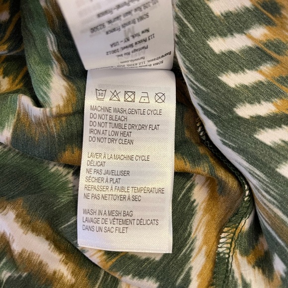 FARM RIO PINEAPPLE IKAT ASYMMETRICAL HEM DRESS SIZE M - Picture 14 of 15